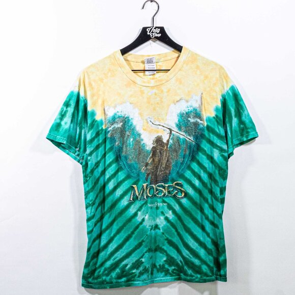 Moses Sight & Sound Theatre Tie Dye T-Shirt Large Y2K Streetwear - Picture 1 of 8